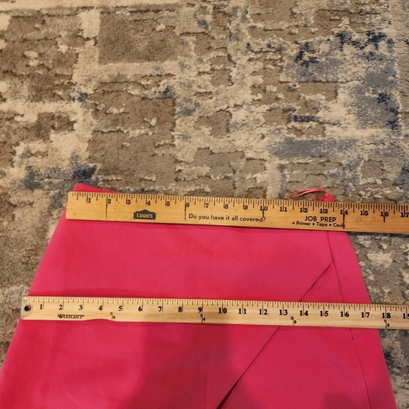 Zara hot pink asymmetrical skort. Women's size small. - Picture 10 of 12